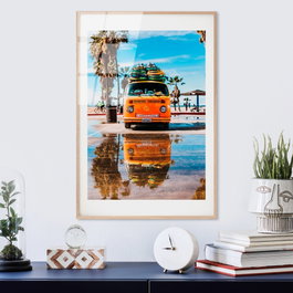 Wallity Cuadro Decorativo de Vidrio Templado Multicolor 30 x 45 cm
